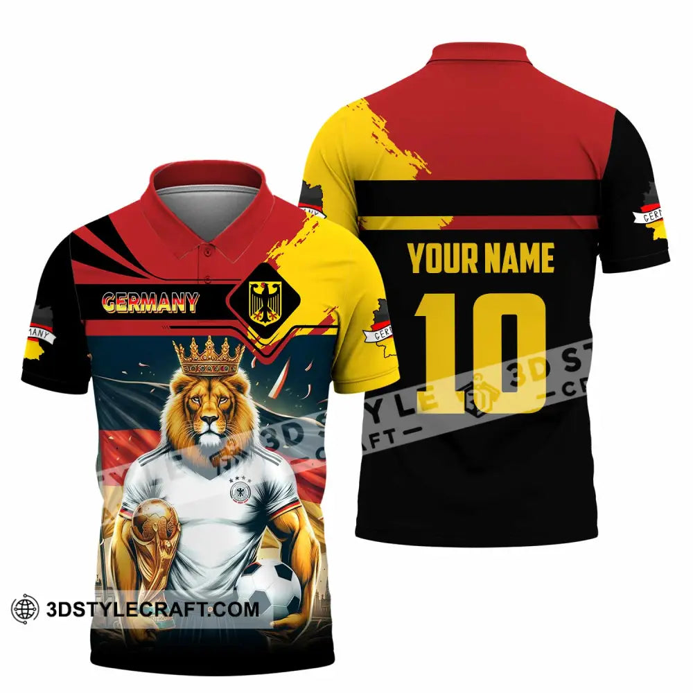 Unisex Shirt - Custom Germany 3D Shirt Polo Shirt / S T-shirt