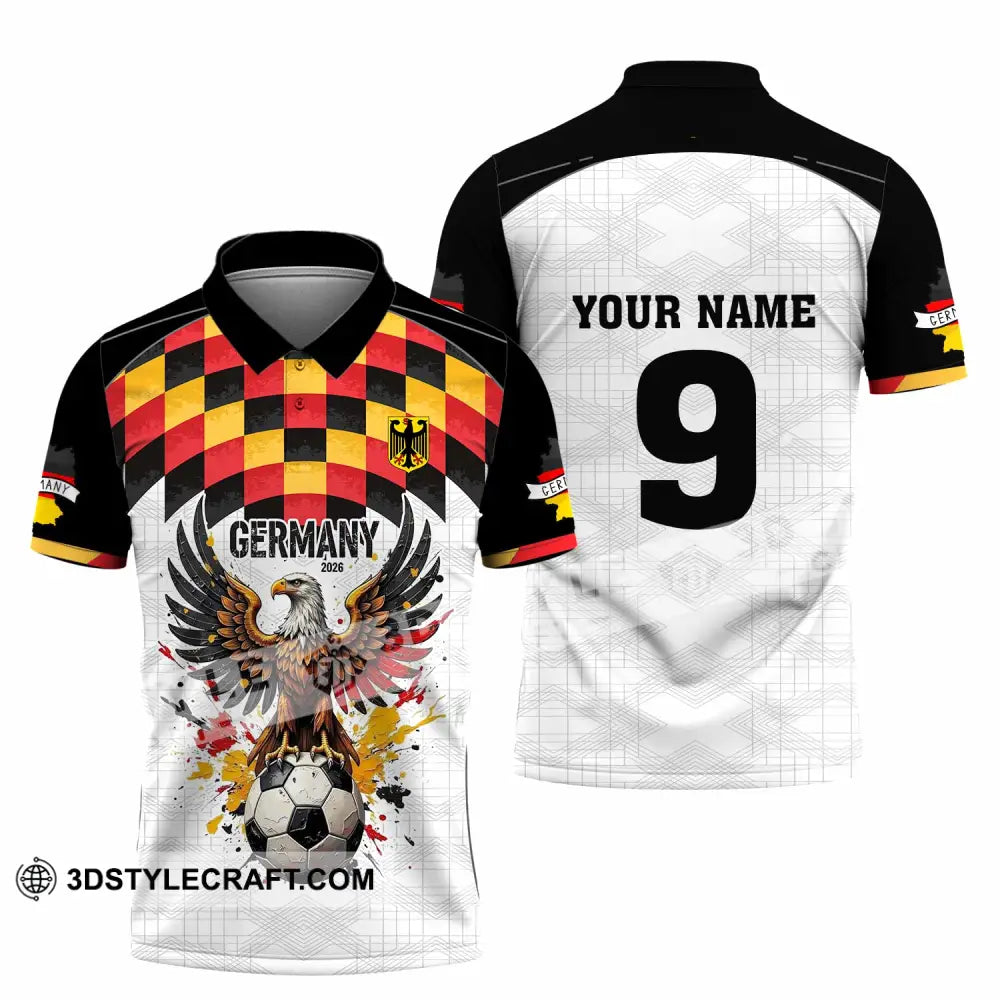 Unisex Shirt - Custom Germany 3D Shirt Polo Shirt / S T-shirt