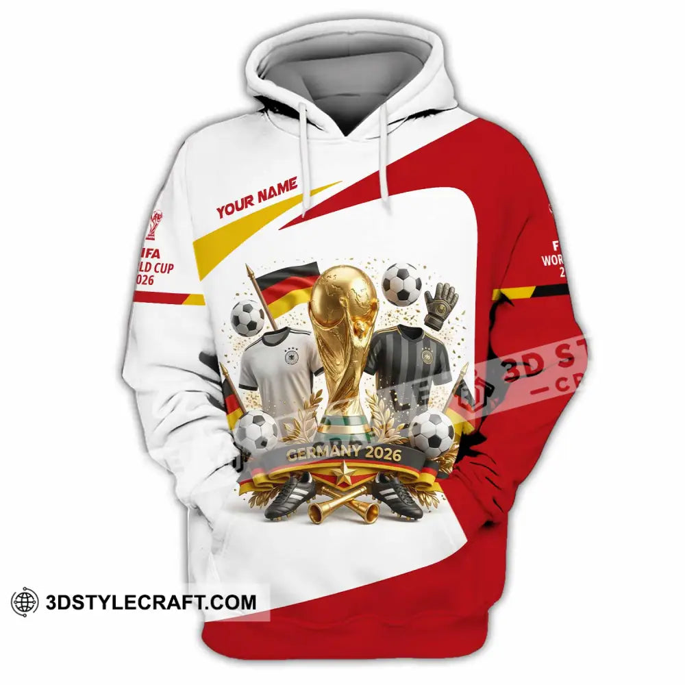 Unisex Shirt - Custom Germany World Cup 2026 3D Shirt - Hoodie / S - T-shirt