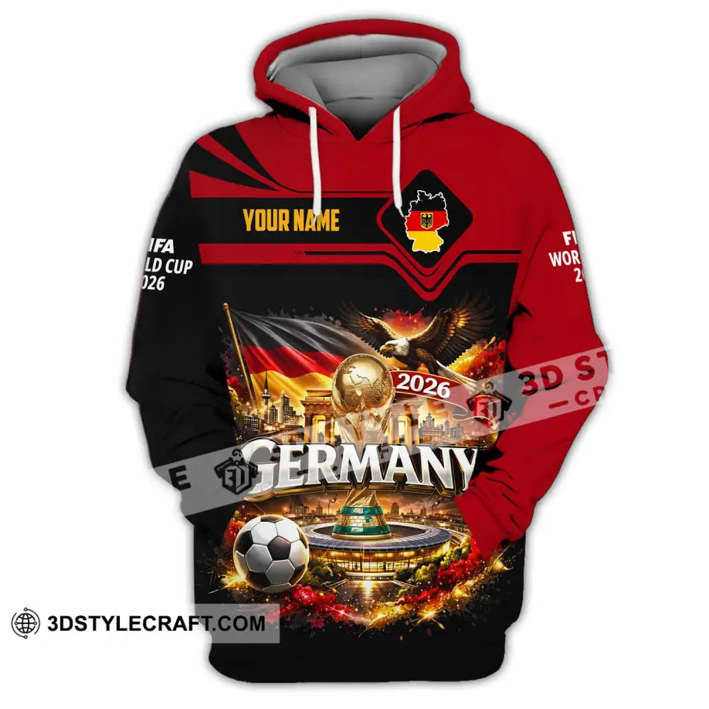 Unisex Shirt - Custom Germany World Cup 2026 3D Shirt Hoodie / S T-shirt