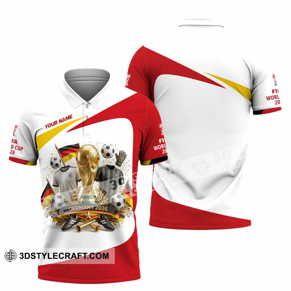 Unisex Shirt - Custom Germany World Cup 2026 3D Shirt - Polo Shirt / S - T-shirt