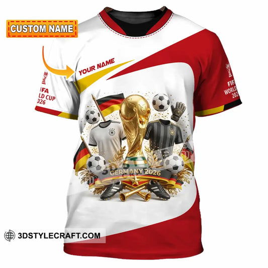 Unisex Shirt - Custom Germany World Cup 2026 3D Shirt - T-shirt