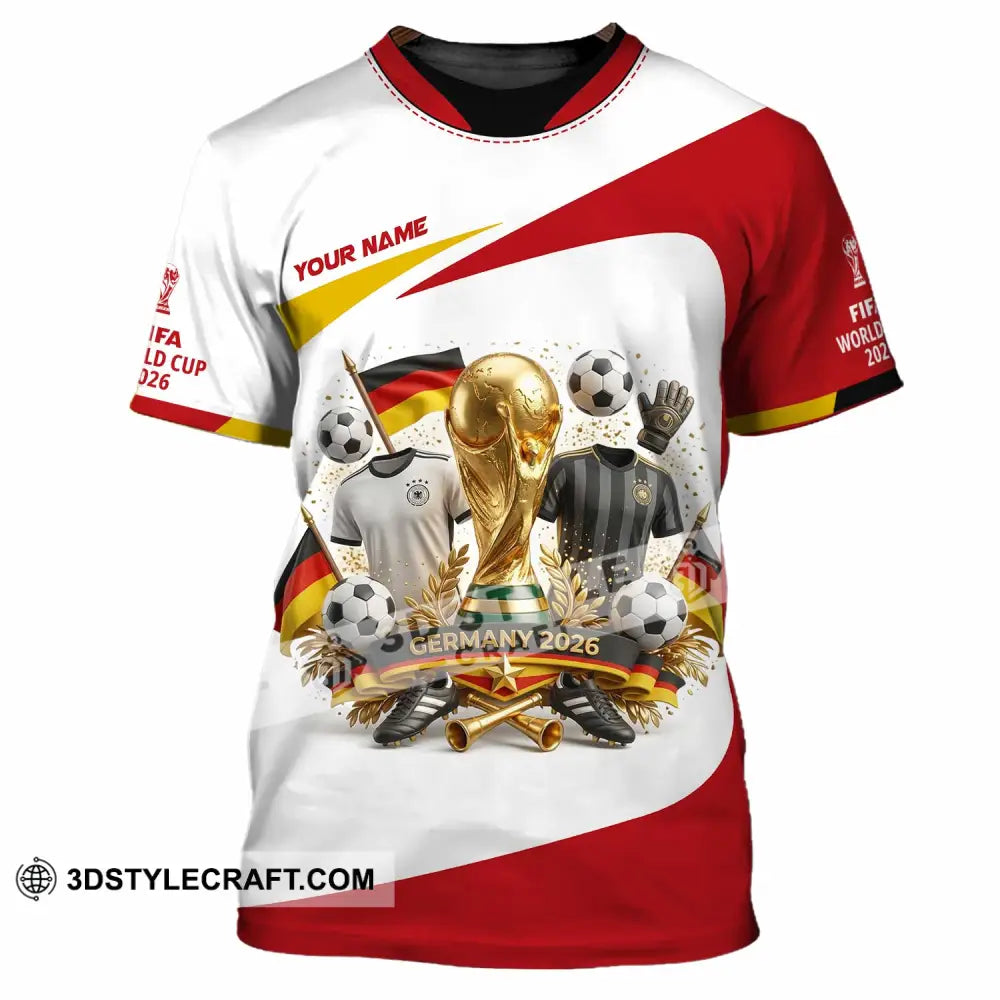 Unisex Shirt - Custom Germany World Cup 2026 3D Shirt - T-Shirt / S - T-shirt