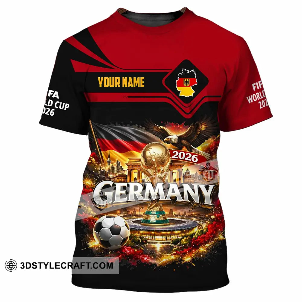Unisex Shirt - Custom Germany World Cup 2026 3D Shirt T-Shirt / S T-shirt