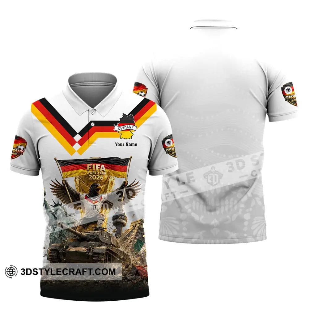 Unisex Shirt - Custom Germany World Cup 2026 Shirt - Polo Shirt / S - T-shirt