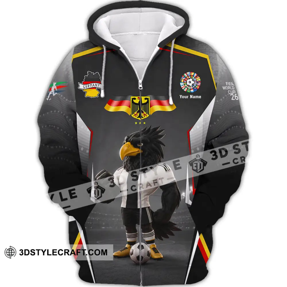 Unisex Shirt - Custom Germany World Cup 2026 Shirt - Zipper Hoodie / S - T-shirt