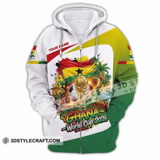 Unisex Shirt - Custom Ghana 3D Shirt style option 4