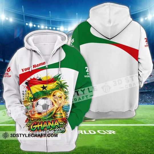 Unisex Shirt - Custom Ghana World Cup 2026 3D Shirt style option 4