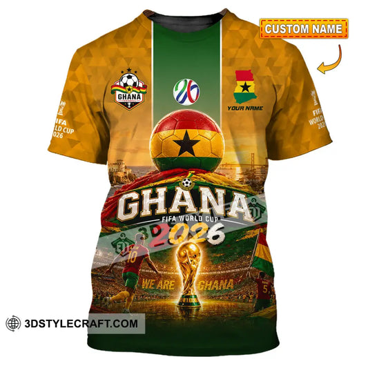 Unisex Shirt - Custom Ghana World Cup 2026 Shirt - T-shirt