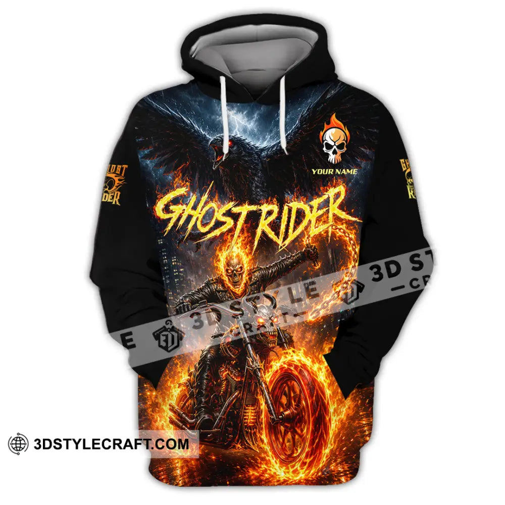Unisex Shirt - Custom Ghost Rider Shirt - Hoodie / S - T-shirt