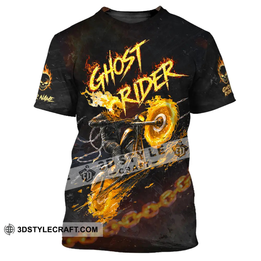 Unisex Shirt - Custom Ghost Rider Shirt - T-Shirt / S - T-shirt