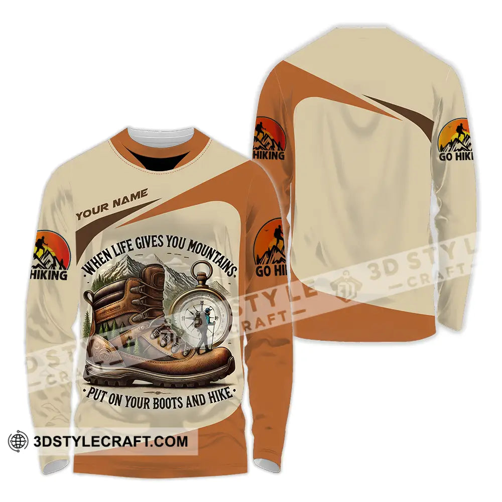 Unisex Shirt - Custom Go Hiking 3D Shirt Long Sleeve Shirt / S T-shirt