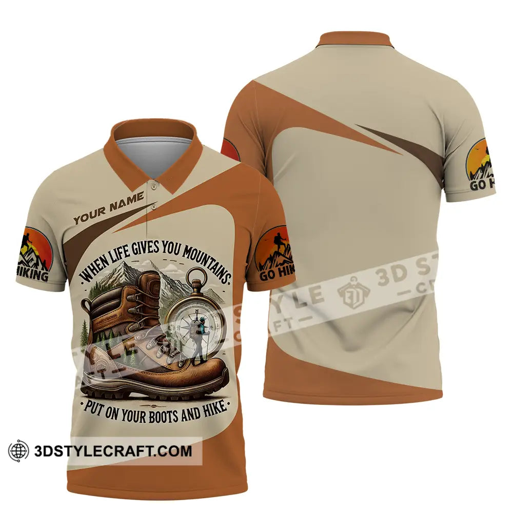 Unisex Shirt - Custom Go Hiking 3D Shirt Polo Shirt / S T-shirt