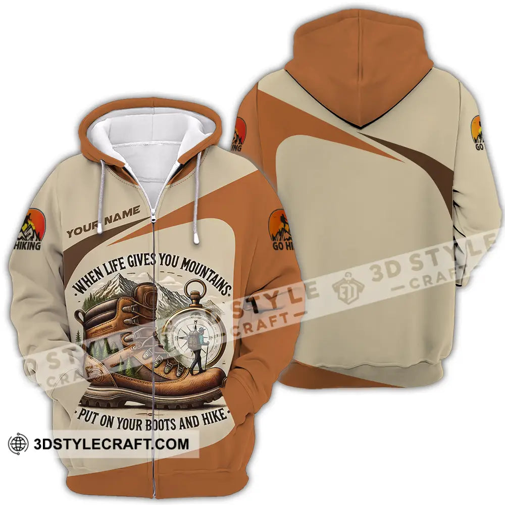 Unisex Shirt - Custom Go Hiking 3D Shirt Zipper Hoodie / S T-shirt