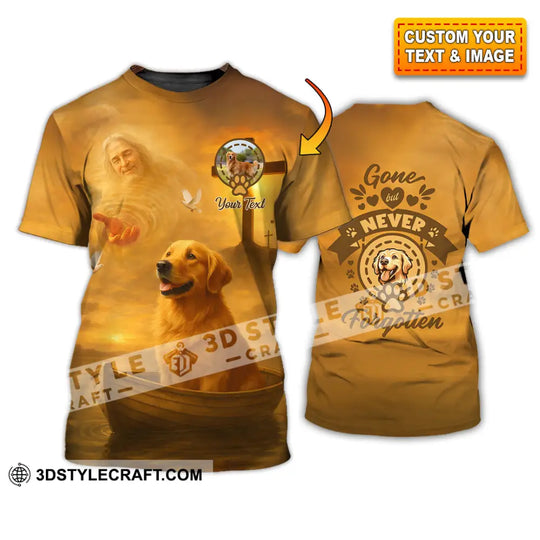 Unisex Shirt - Custom Golden Retriever Gone But Never Forgotten Shirt style option 1