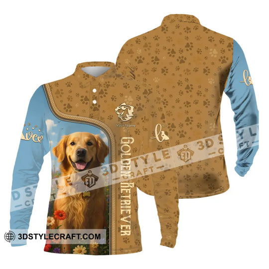 Unisex Shirt - Custom Golden Retriever Shirt style option 3