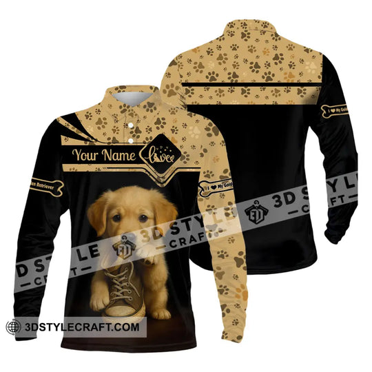Unisex Shirt - Custom Golden Retriever Shirt style option 3