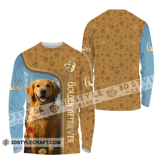 Unisex Shirt - Custom Golden Retriever Shirt style option 4