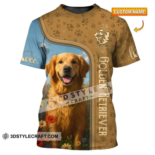 Unisex Shirt - Custom Golden Retriever Shirt style option 1
