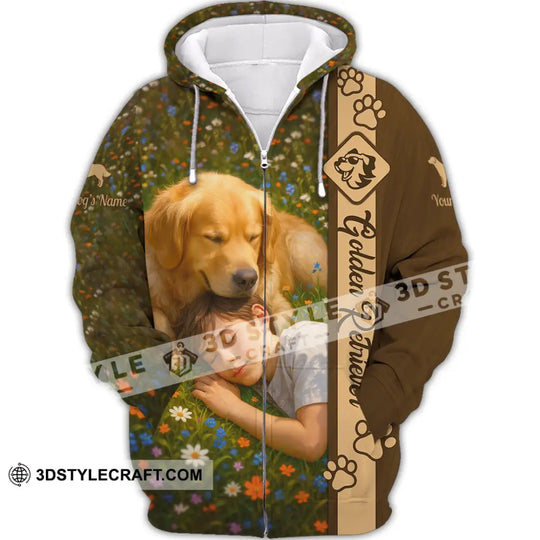 Unisex Shirt - Custom Golden Retriever Shirt style option 2
