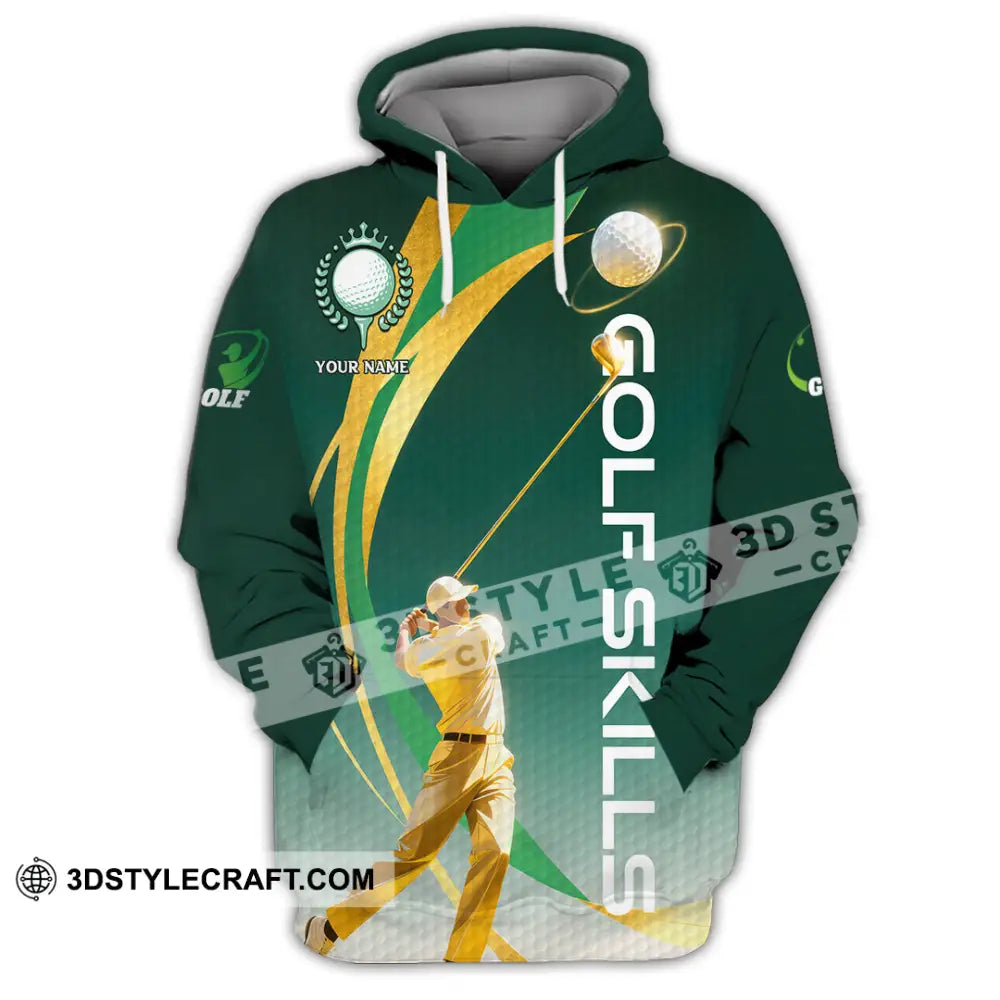 Unisex Shirt - Custom Golf Skills 3D Shirt Hoodie / S T-shirt