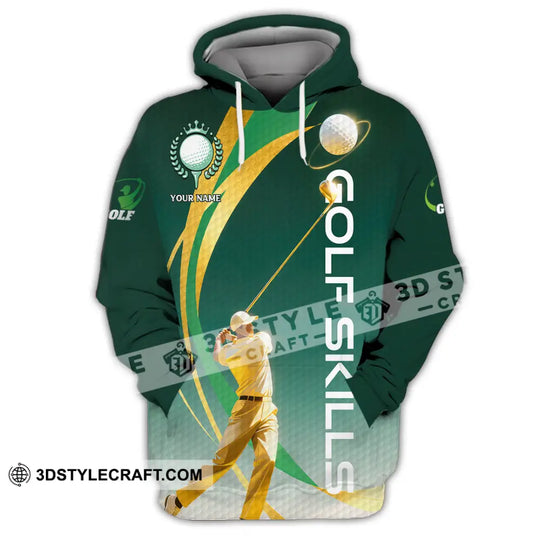 Unisex Shirt - Custom Golf Skills 3D Shirt style option 2