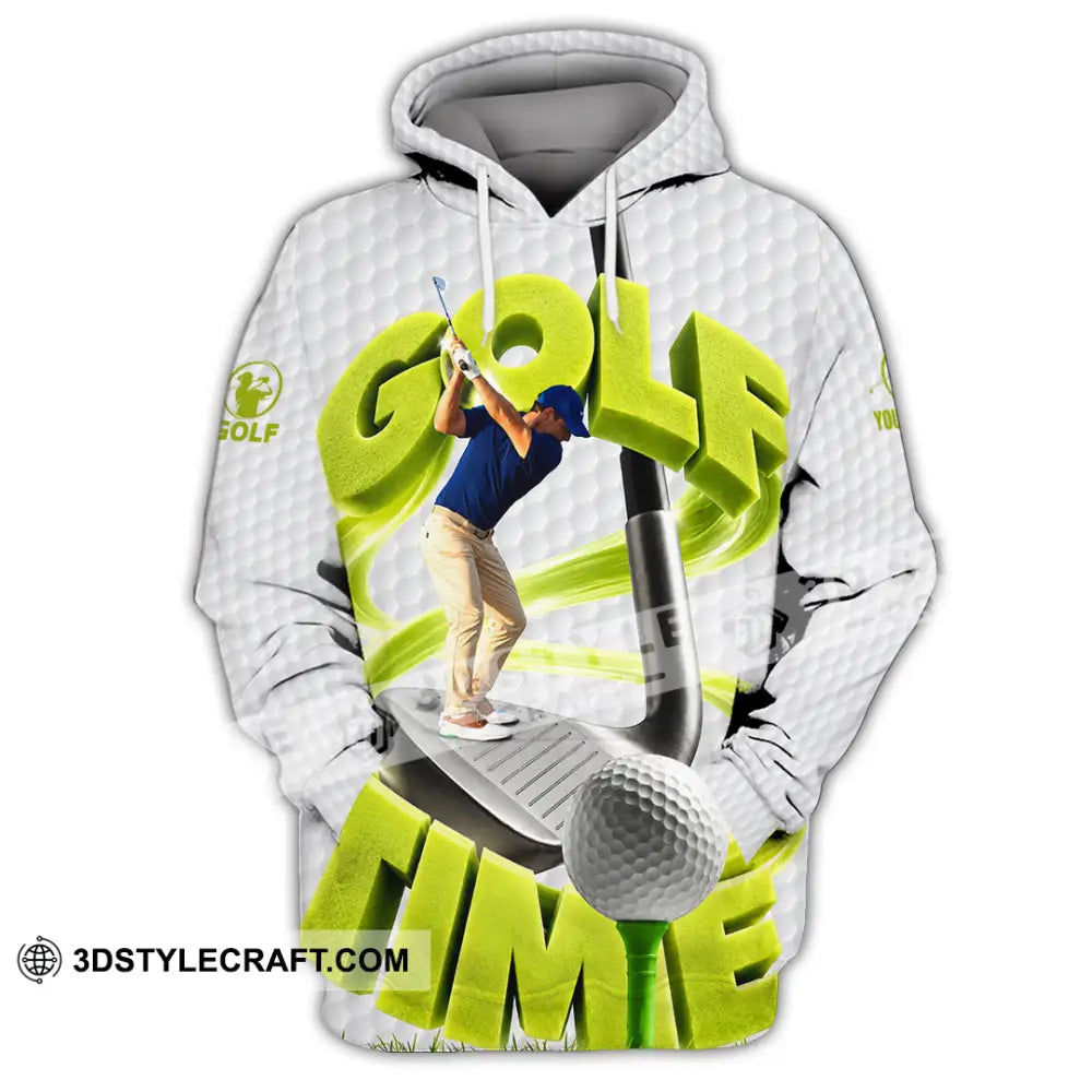 Unisex Shirt - Custom Golf Time Shirt - Hoodie / S - T-shirt