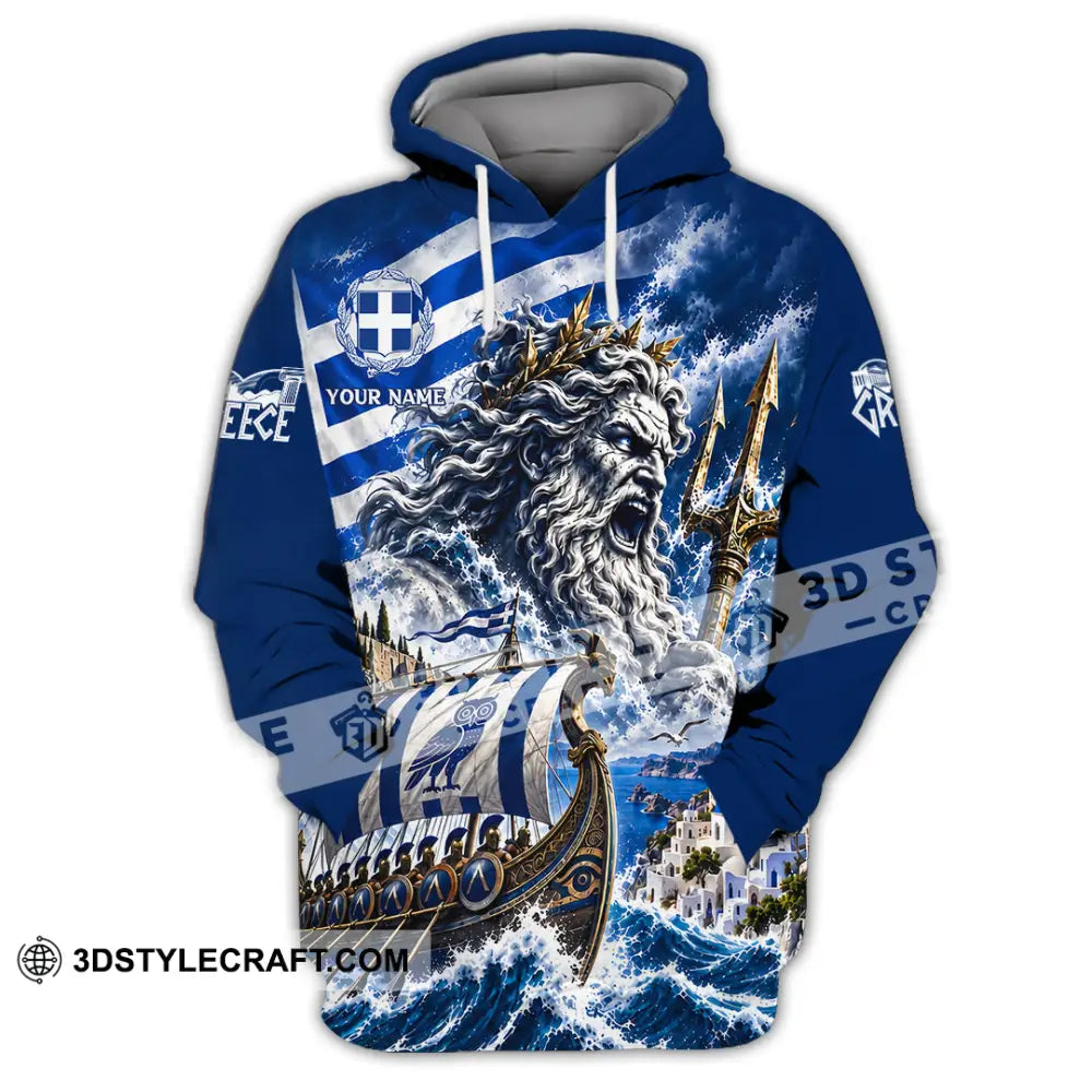 Unisex Shirt - Custom Greece Shirt - Hoodie / S - T-shirt