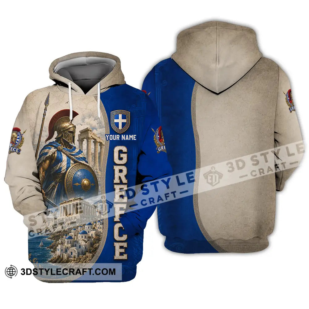 Unisex Shirt - Custom Greece Shirt - Hoodie / S - T-shirt