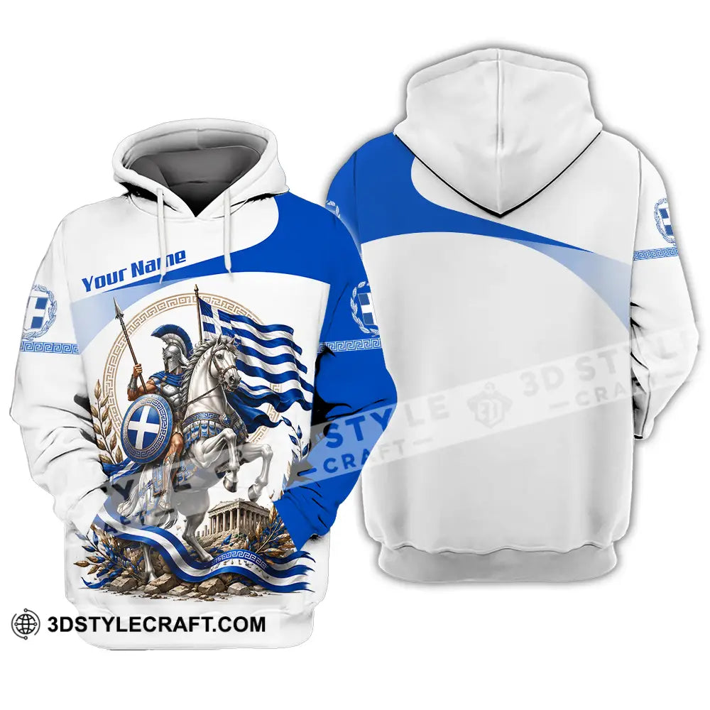 Unisex Shirt - Custom Greece Shirt - Hoodie / S - T-shirt