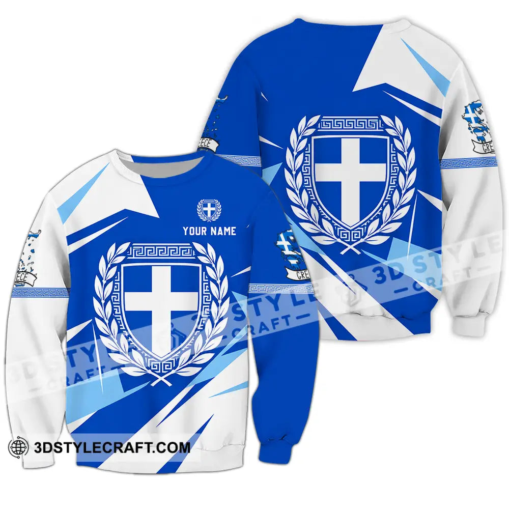 Unisex Shirt - Custom Greece Shirt - Long Sleeve / S - T-shirt