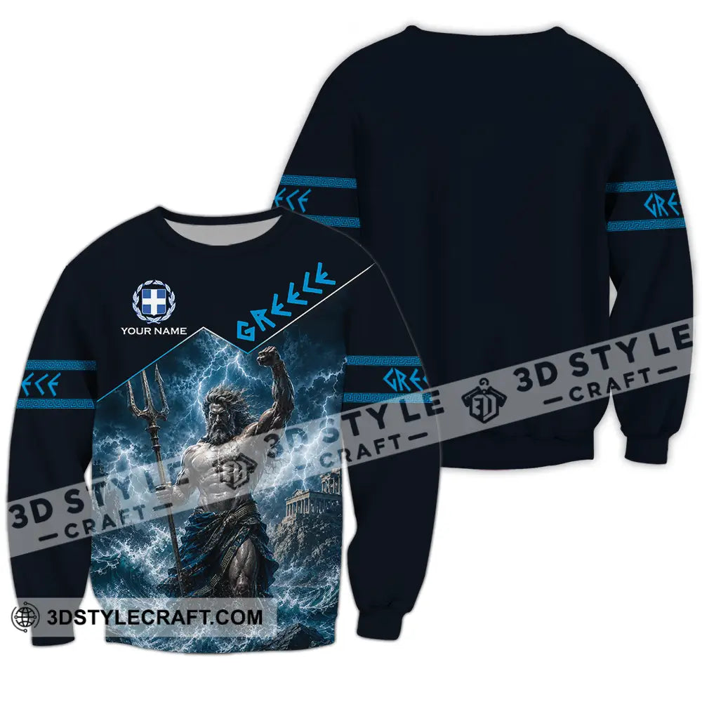 Unisex Shirt - Custom Greece Shirt - Long Sleeve / S - T-shirt