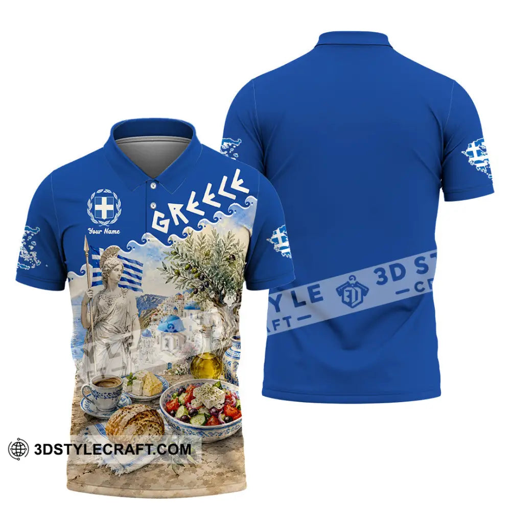 Unisex Shirt - Custom Greece Shirt - Polo Shirt / S - T-shirt