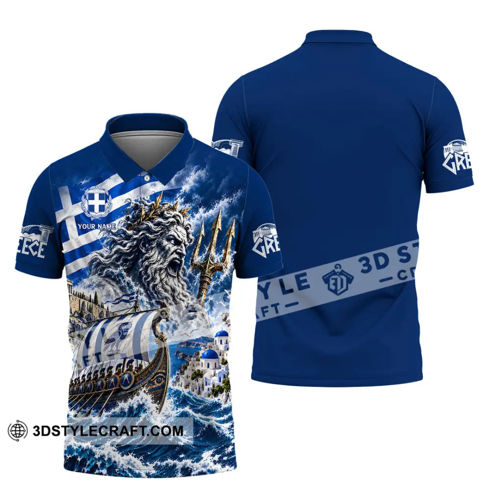 Unisex Shirt - Custom Greece Shirt - Polo Shirt / S - T-shirt