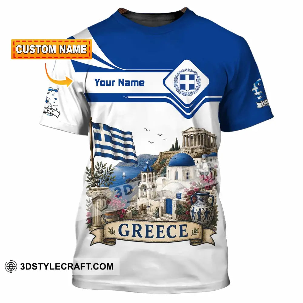 Unisex Shirt - Custom Greece Shirt - T-shirt