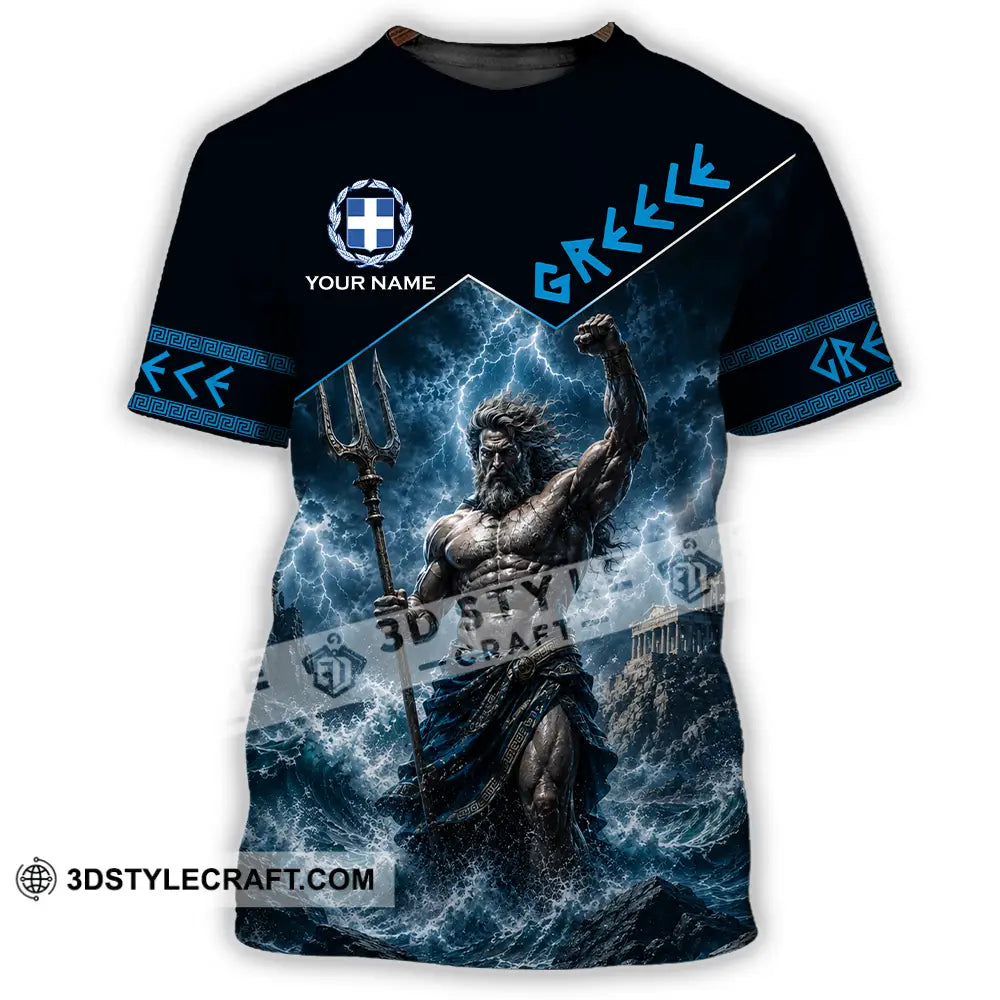 Unisex Shirt - Custom Greece Shirt - T-Shirt / S - T-shirt