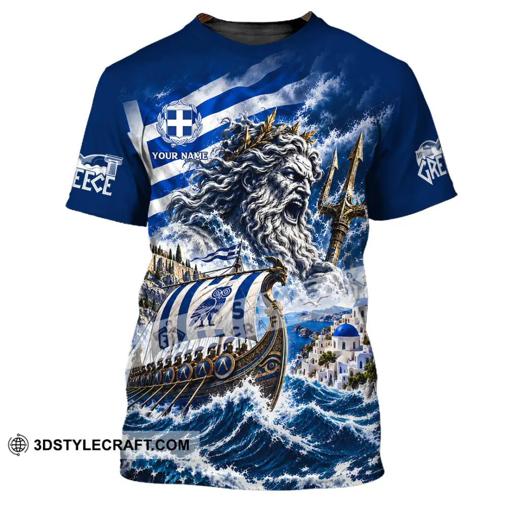 Unisex Shirt - Custom Greece Shirt - T-Shirt / S - T-shirt