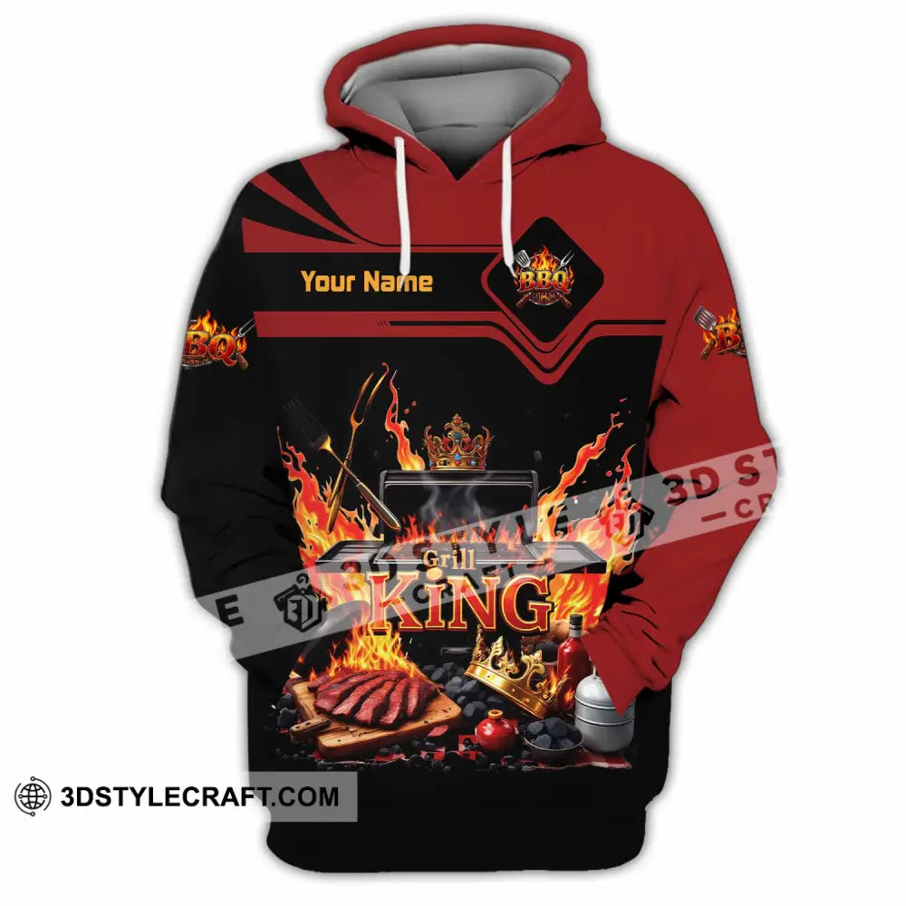 Unisex Shirt - Custom Grill King Shirt - Hoodie / S - T-shirt
