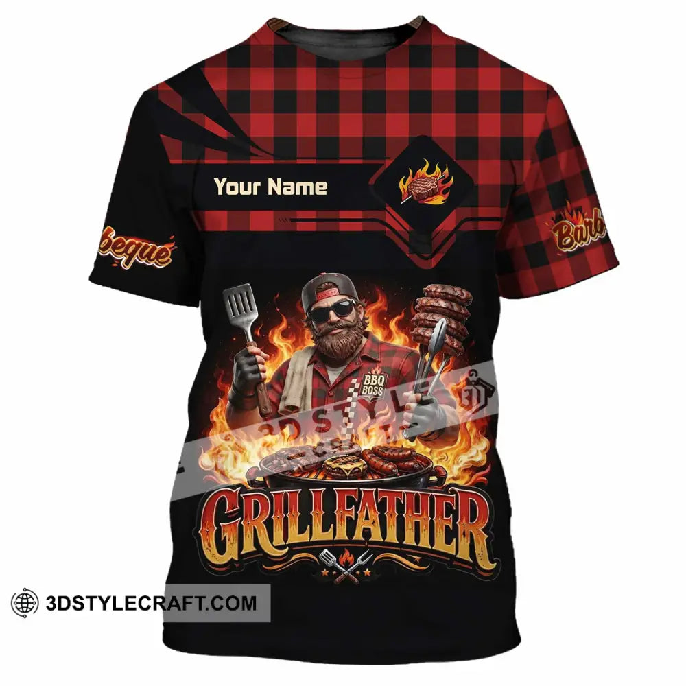 Unisex Shirt - Custom Grillfather Shirt - T-Shirt / S - T-shirt