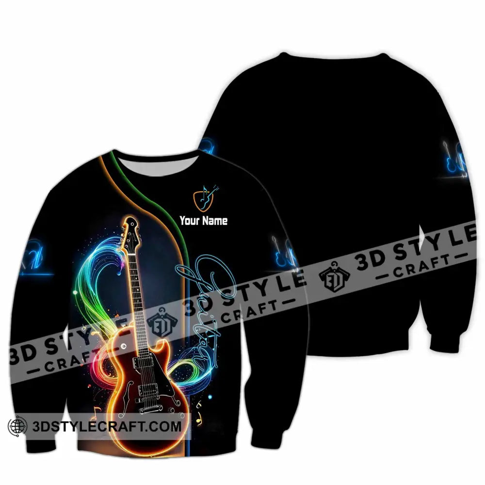 Unisex Shirt - Custom Guitar Shirt - Long Sleeve / S - T-shirt
