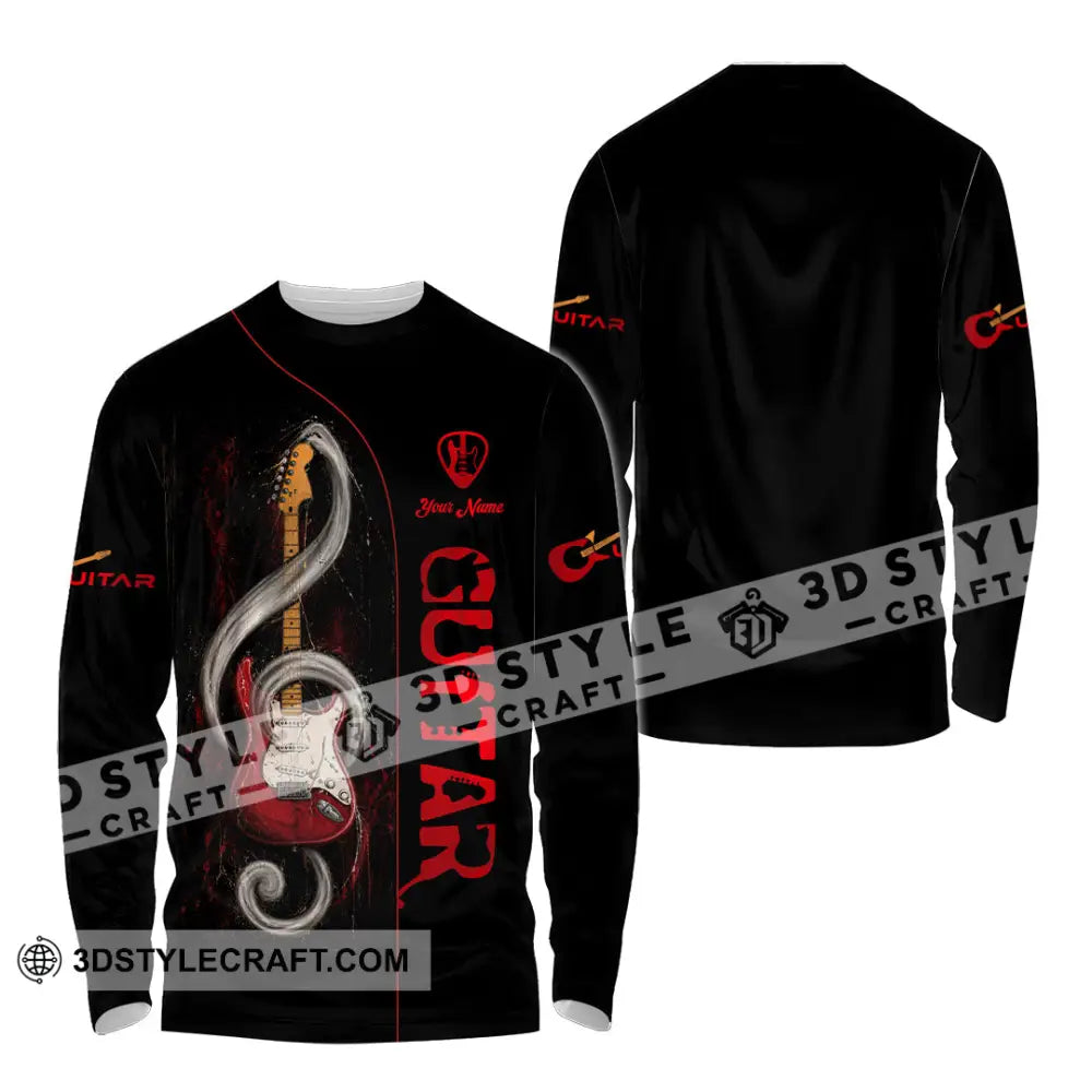 Unisex Shirt - Custom Guitar Shirt - Long Sleeve Shirt / S - T-shirt
