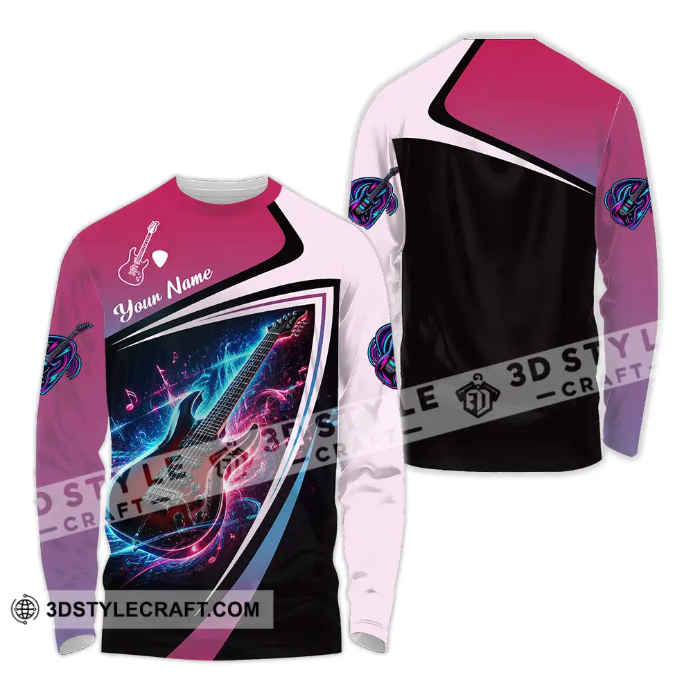 Unisex Shirt - Custom Guitar Shirt - Long Sleeve Shirt / S - T-shirt