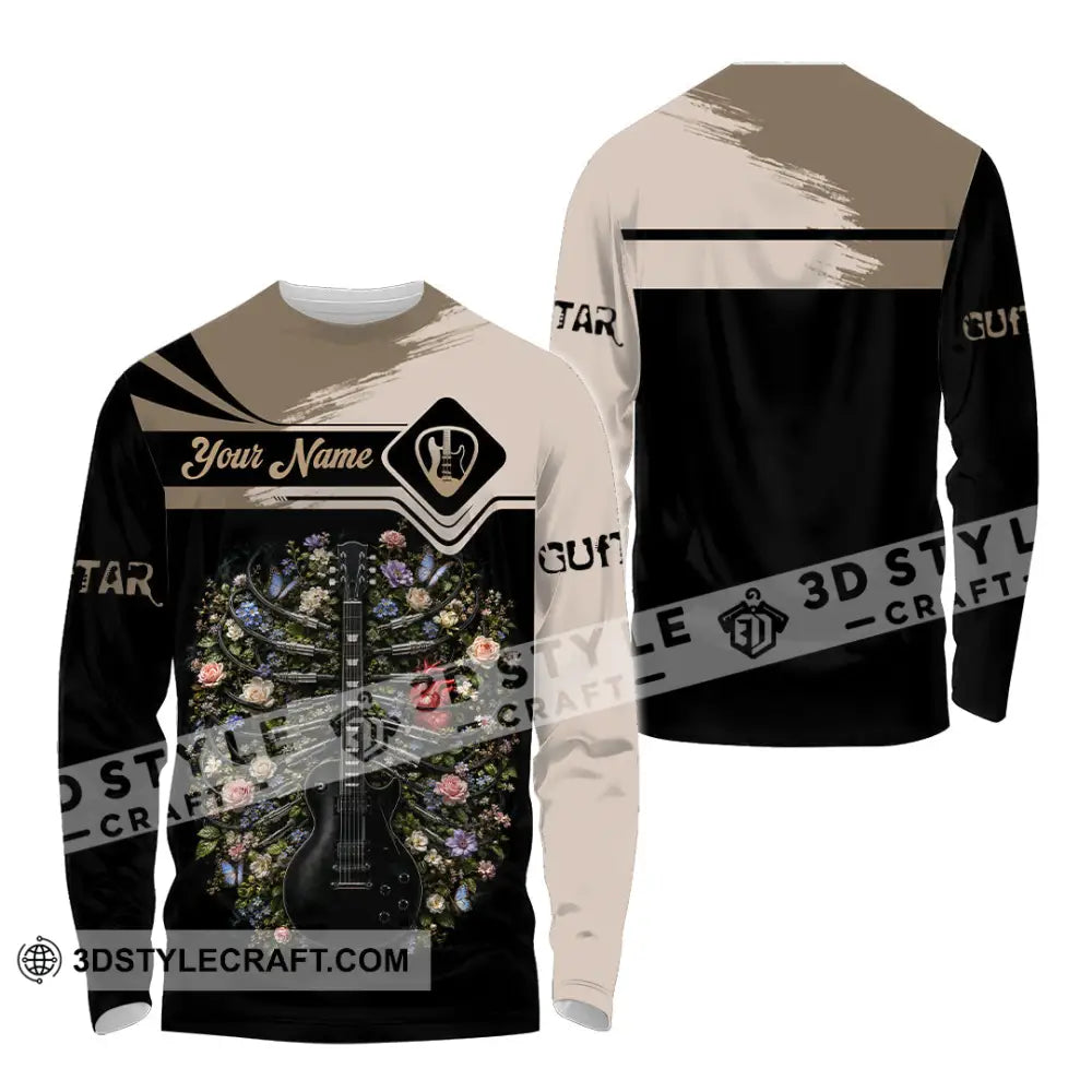 Unisex Shirt - Custom Guitar Shirt - Long Sleeve Shirt / S - T-shirt