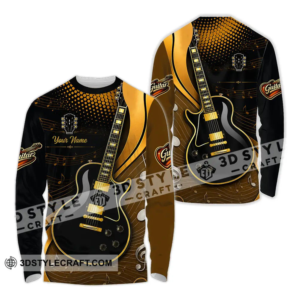 Unisex Shirt - Custom Guitar Shirt - Long Sleeve Shirt / S - T-shirt