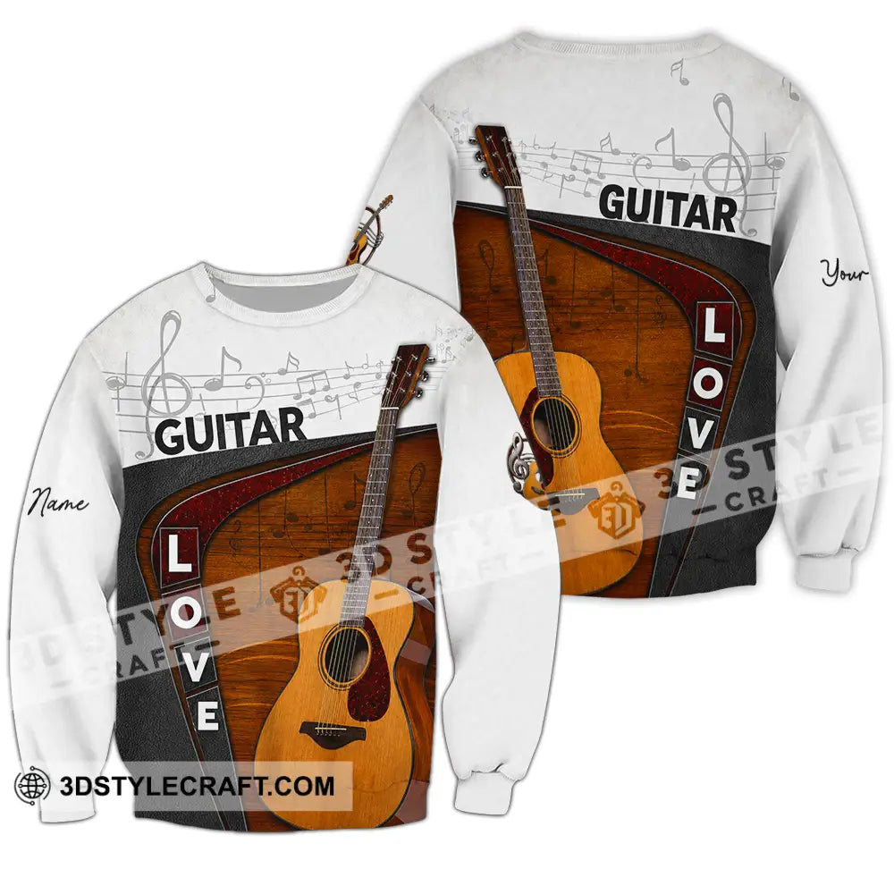 Unisex Shirt - Custom Guitar Shirt - Long Sleeve / S - T-shirt