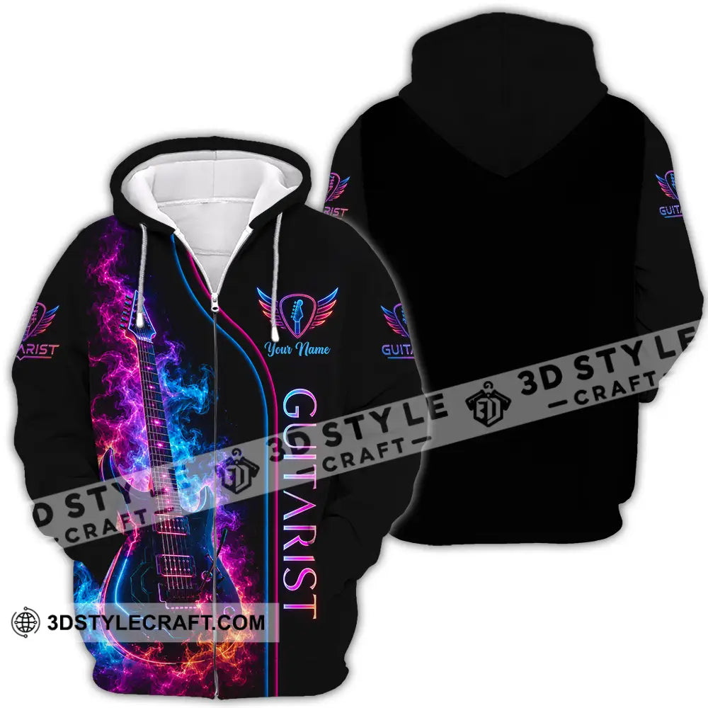 Unisex Shirt - Custom Guitar Shirt - Zipper Hoodie / S - T-shirt