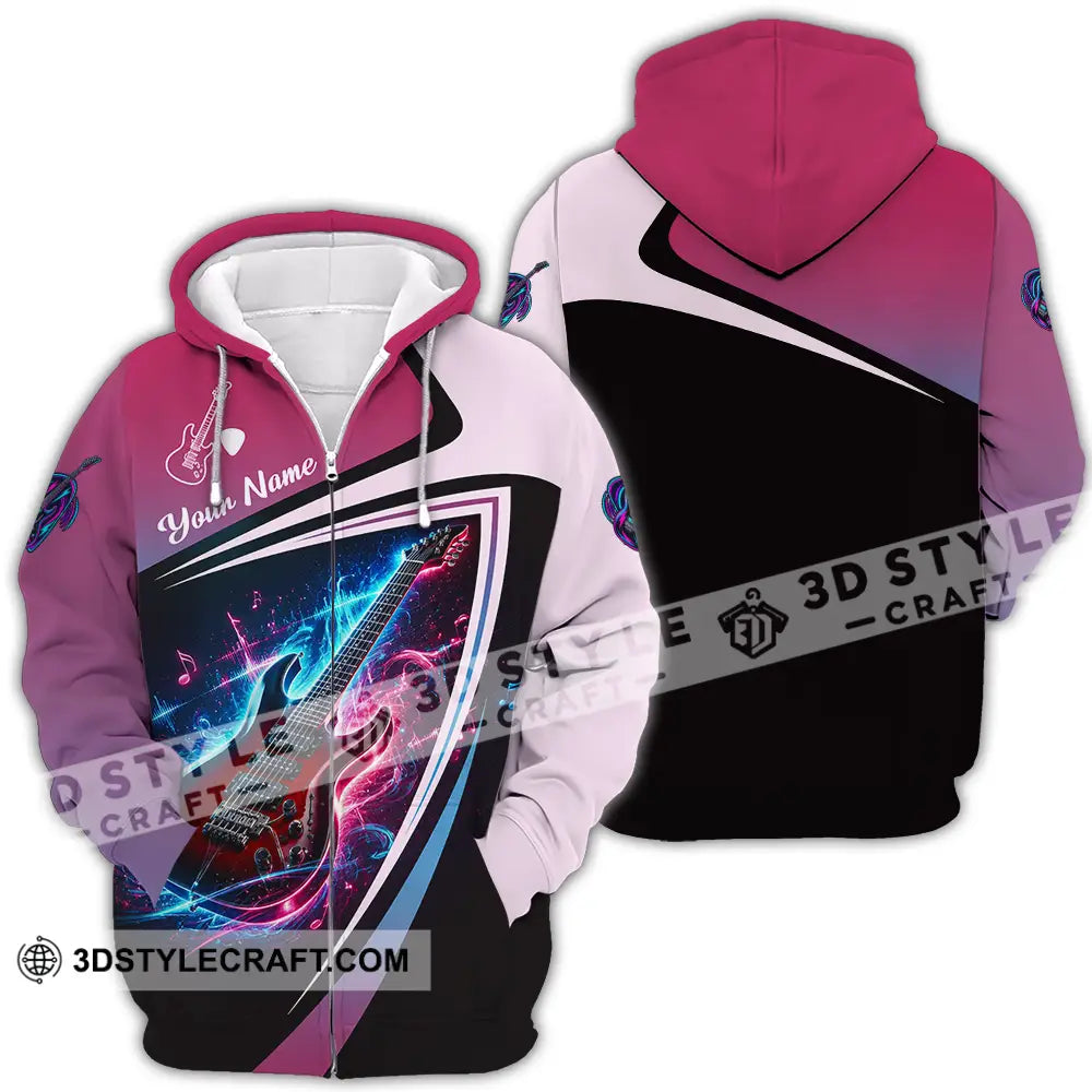 Unisex Shirt - Custom Guitar Shirt - Zipper Hoodie / S - T-shirt