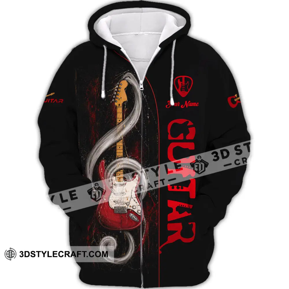 Unisex Shirt - Custom Guitar Shirt - Zipper Hoodie / S - T-shirt