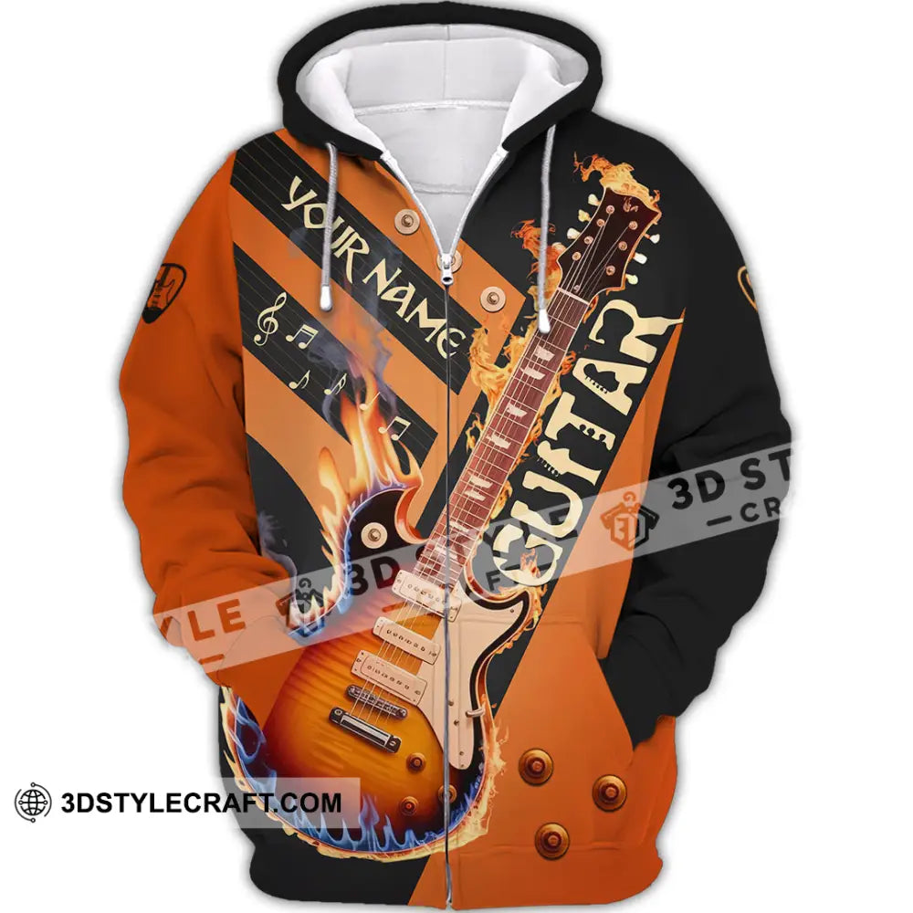 Unisex Shirt - Custom Guitar Shirt - Zipper Hoodie / S - T-shirt