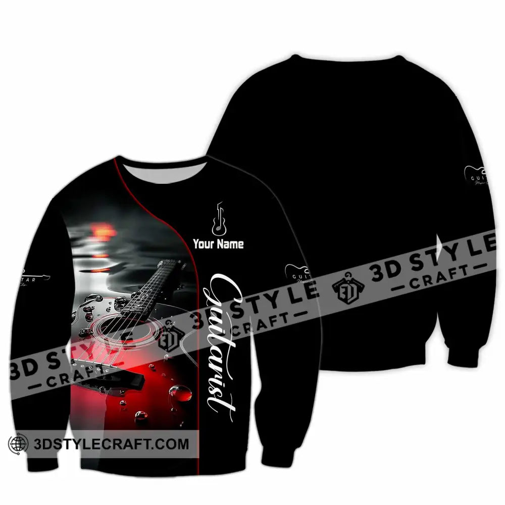 Unisex Shirt - Custom Guitarist Shirt - Long Sleeve / S - T-shirt